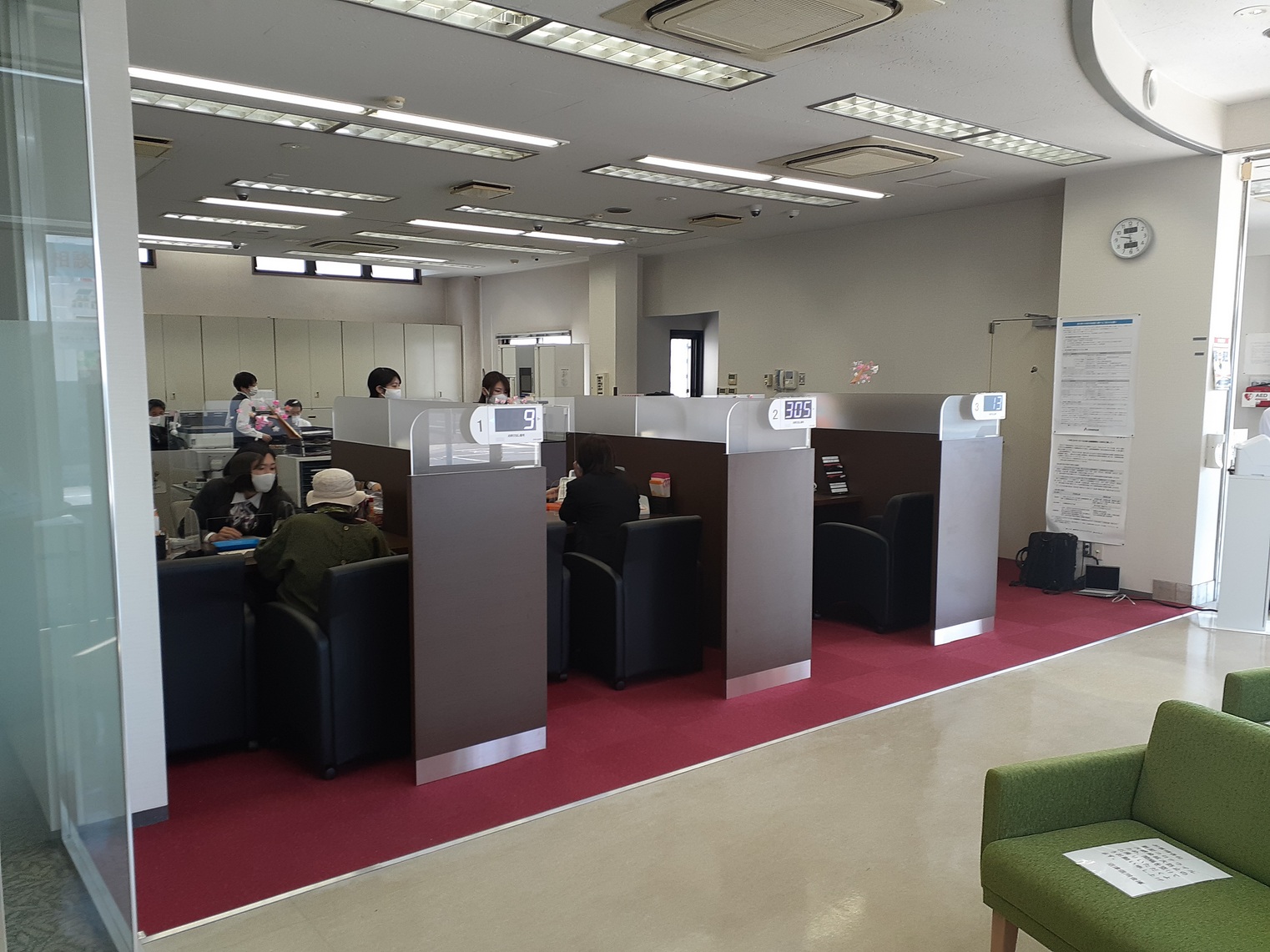 〇〇信用金庫窓口カウンター改修工事｜大友工業株式会社｜静岡県中部・東部の建築施工